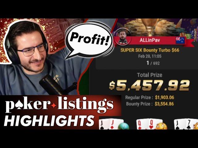 ALLinPav celebrates a profitable session! Online Poker Highlights!