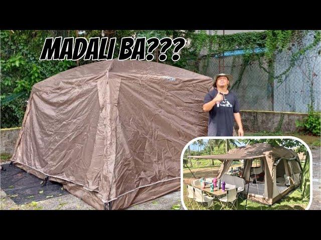 How to Set Up Vidalido Poon Saan Tent Large (Tagalog Version) VLOG 095