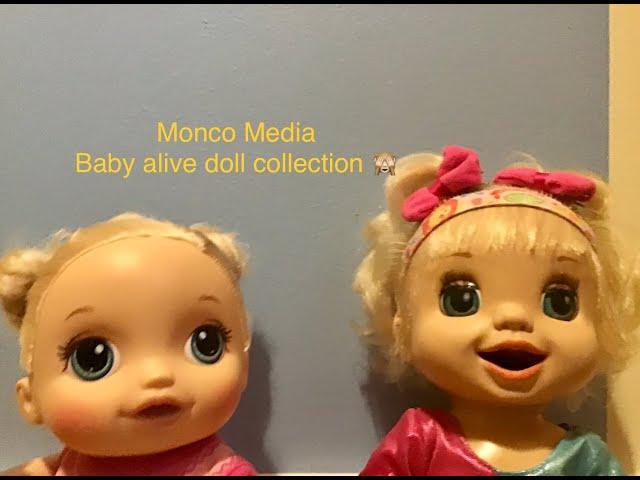 My baby alive doll collection! monco media (my first video!)