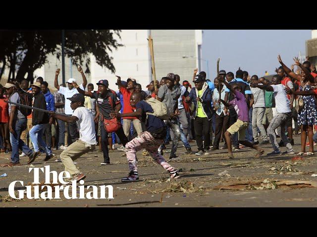 Tensions rise after Zimbabwe election as police and protesters clash