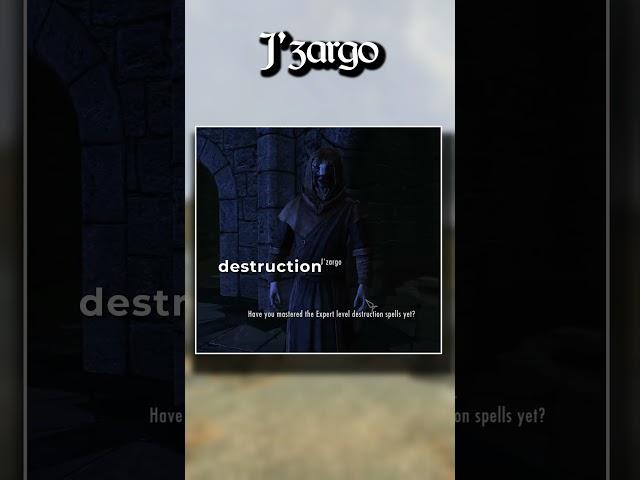 J'zargo is the funniest companion #skyrim #elderscrolls #tierlist #skyrimspecialedition