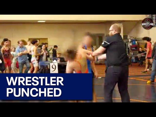 Teen sucker punches youth wrestler after match