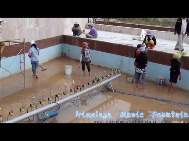 Project in Thansur Bokor Highland Resort,Cambodia-Himalaya music fountain