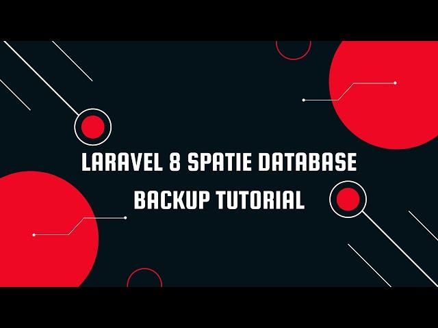 Laravel 8 Spatie Database Backup Tutorial | Laravel 8 Database Backup