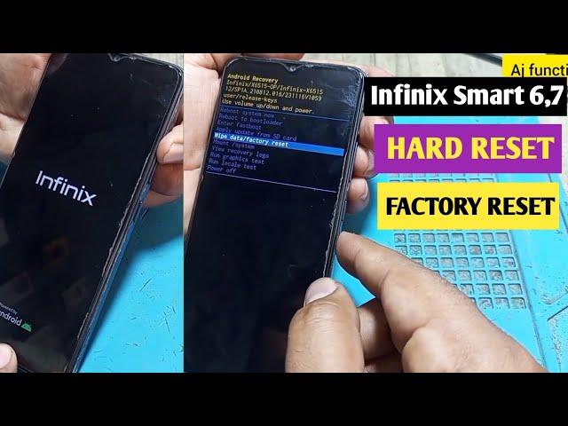 Infinix Smart 6 Hard Reset Bypass | Pattern Unlock, pin unlock, Infinix Hard Reset x6511