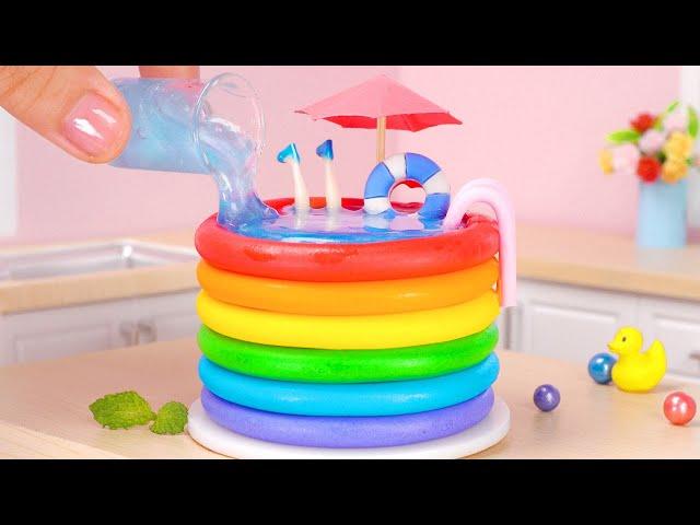 [TRANSFORM CAKE] Satisfying Miniature Rainbow Cake Decorating For This Summer | 50+ Mini Cake Ideas