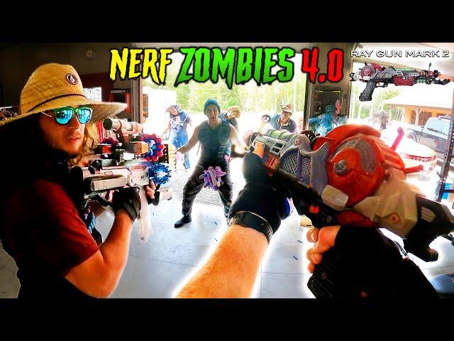 NERF meets Call of Duty ZOMBIES 4.0 | (Full Movie - Nerf First Person Shooter!)