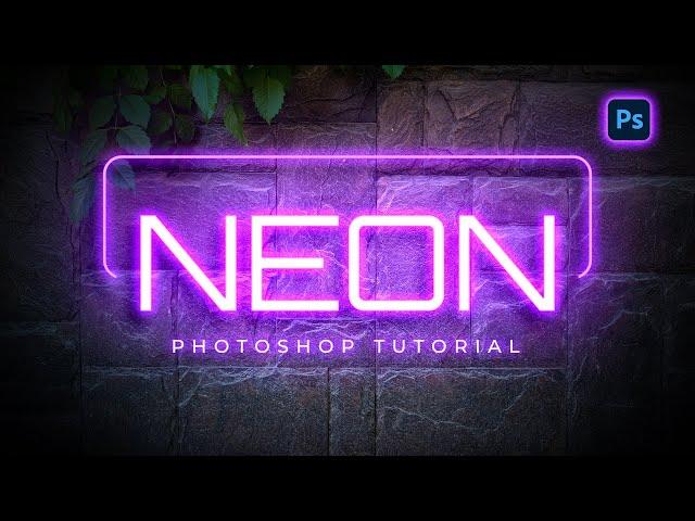 Create a Glowing Neon Text Effect in Photoshop