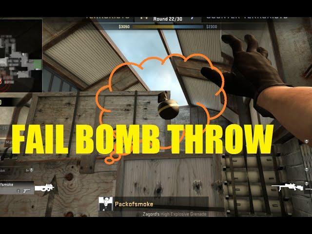 CS GO: The Worst Granade Throw Ever