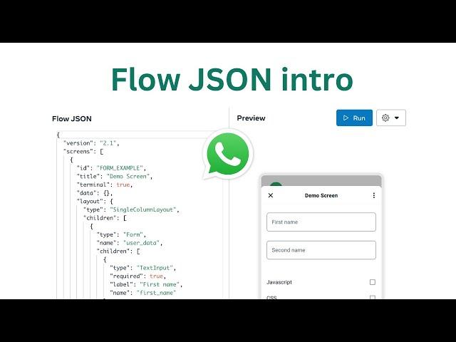 WhatsApp flow JSON introduction | Flow with and without endpoint |WhatsApp cloud API's WhatsApp Flow