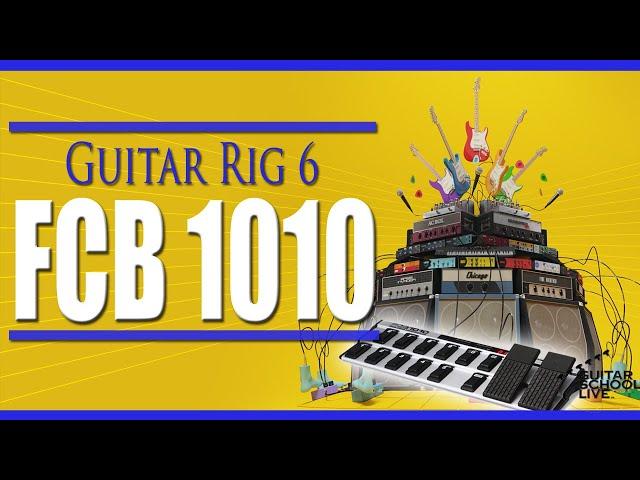 How to Control Guitar Rig 6 with the Stock FCB 1010 midi foot controller. (Step by step tutorial)