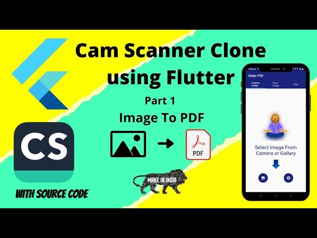 cam scanner clone using flutter |  doc scanner using flutter| with source code | part 1