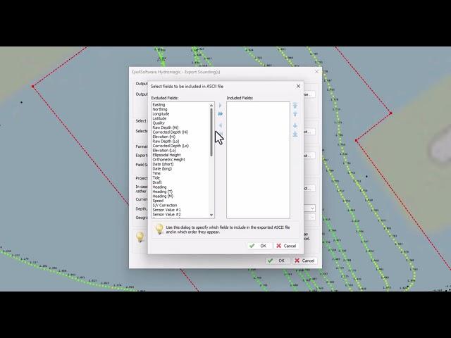 Importing and exporting soundings in Hydromagic