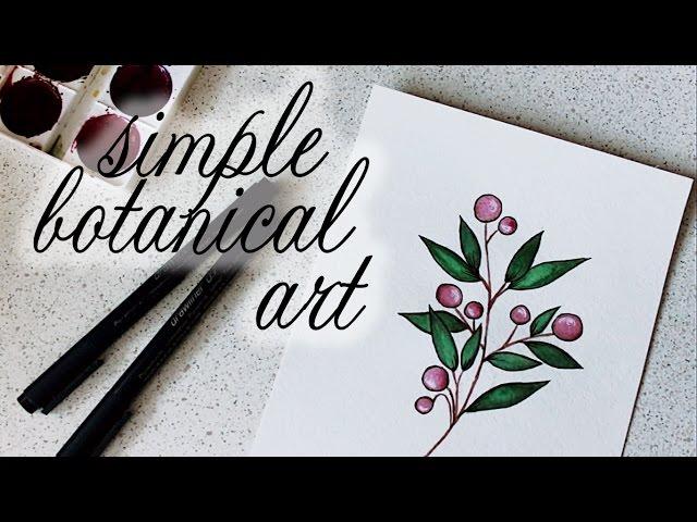 SIMPLE BOTANICAL ART // pure julia