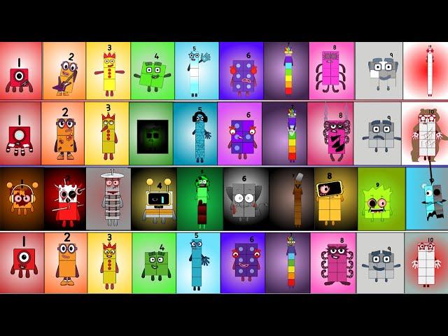 Numberblocks Band 1- 10 vs Sprunki  Normal - Phobia - Horror  | Ultimate Music Battle Royale !!