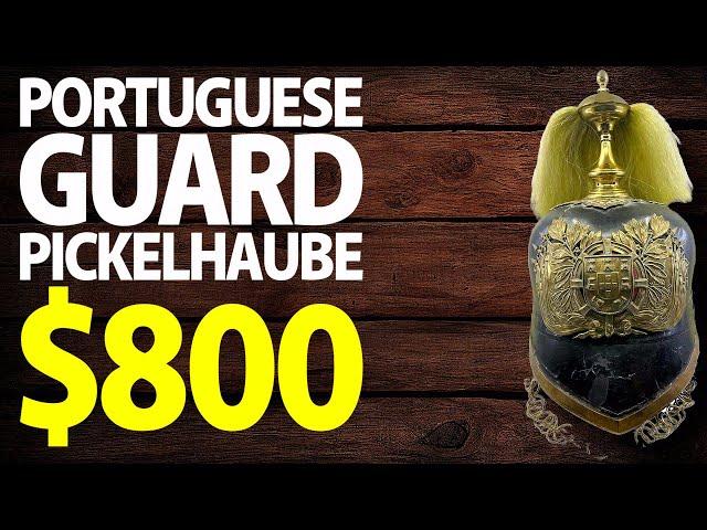 $800 | Portuguese GNR National Guard Cavalry Pickelhaube History, | Military Antiques Toronto