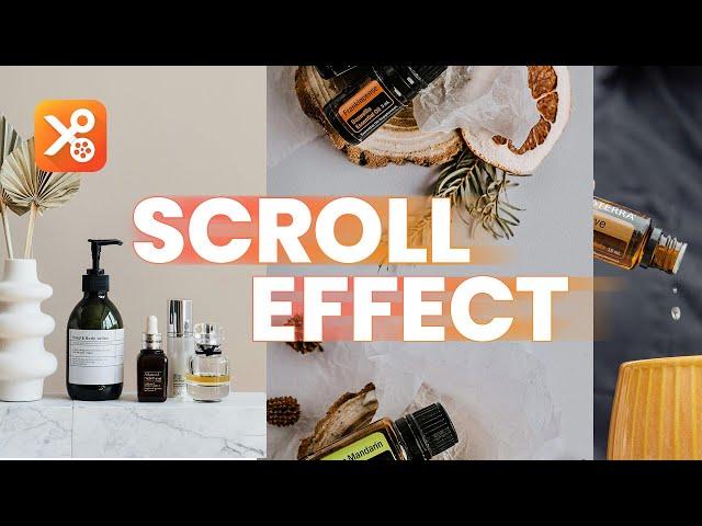 How to Make a Scrolling Effect in YouCut?  | Video Editing Tutorial |