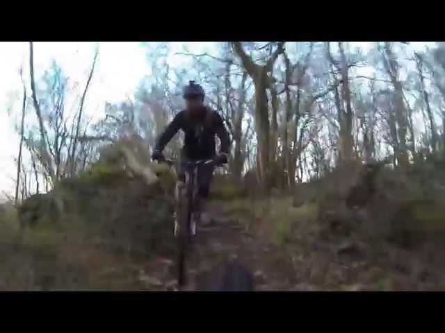 Whitbarrow Scar MTB FULLish DESCENT. 720p60fps GoPro