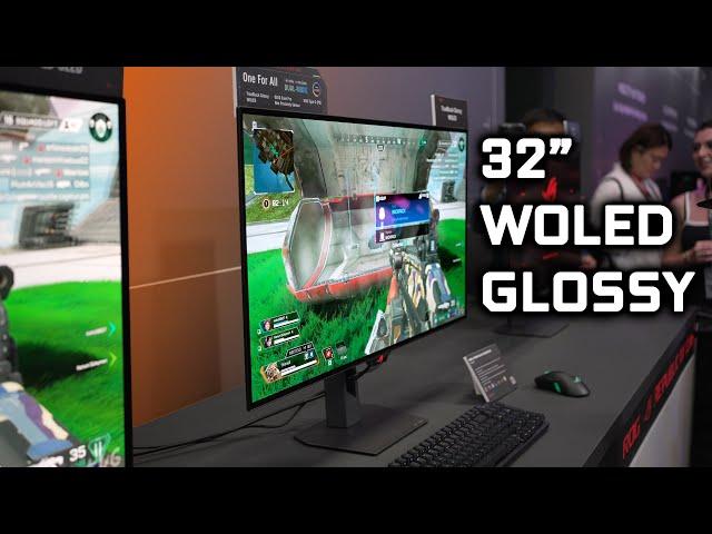 The Best Monitor - 32” 4K Glossy True Black OLED (Hands On)