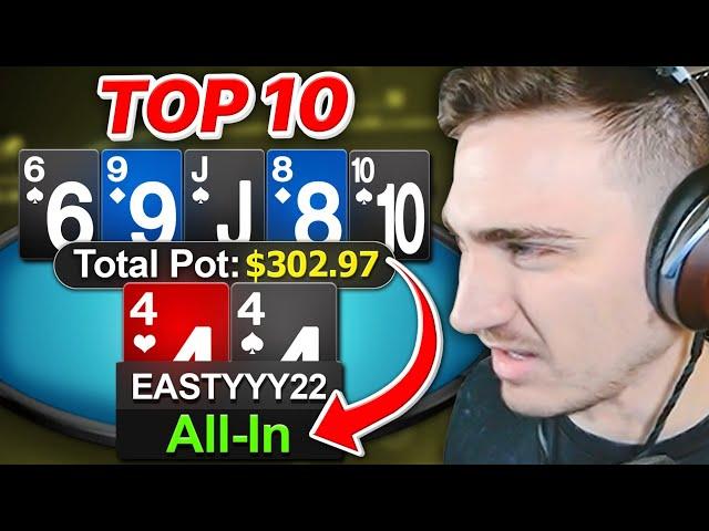 I'm Absolutely SENDING IT at 100NL?! | Top 10 Hands Ep. 175