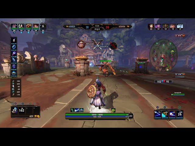 SMITE: Zeus 25 Kill Arena l Penta Kill / 104K Damage !!