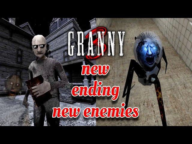 Granny 3 - New Update with Spider Mom + New Escape & Ending & Places | Full Gameplay