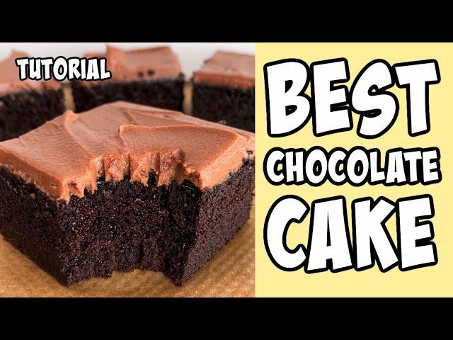 The Best Chocolate Cake! Recipe tutorial #Shorts