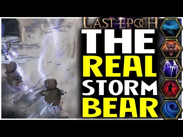 Relentless Thunder Tornado Werebear Druid Solo Character Found Last Epoch Build Guide