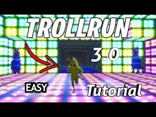 How To Complete Troll Run 3.0!! By Frank8256 (All Levels 1-16) in Fortnite Creative Guide.