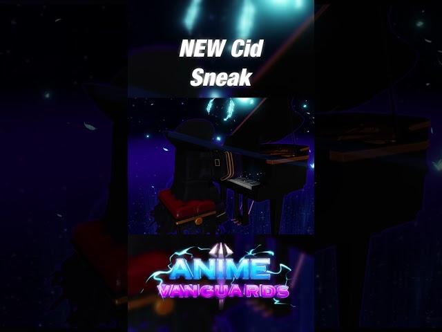 NEW AV Cid Piano Sneak | Roblox | Anime Vanguards #roblox #animevanguards #shorts