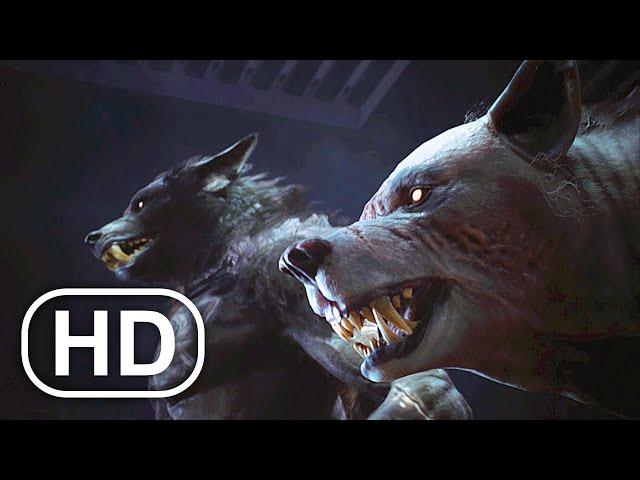 WEREWOLF All Fight Scenes Action (2021) 4K ULTRA HD - Werewolf The Apocalypse Earthblood