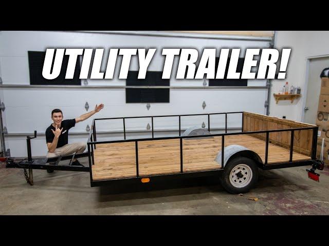 Building a DIY Utility Trailer! *CHEAP*