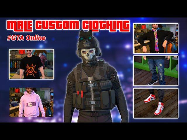 Custom Clothes for GTA 5 Male Character || #gta5 #gtaonline