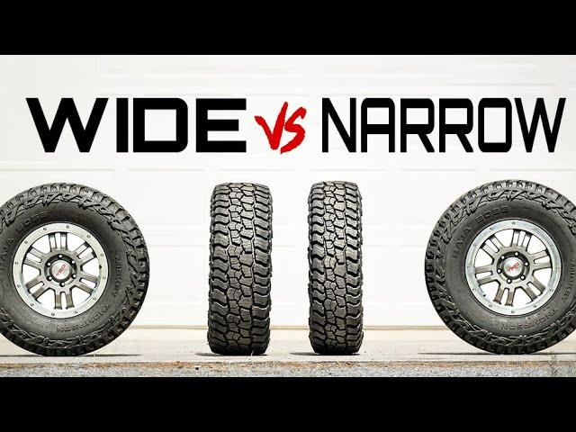 3 Scientific Experiments to Settle This | Wide vs Narrow Off-Road Tires