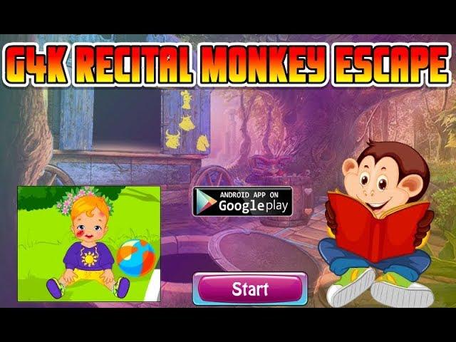 G4K Recital Monkey Escape Walkthrough [Games4King]