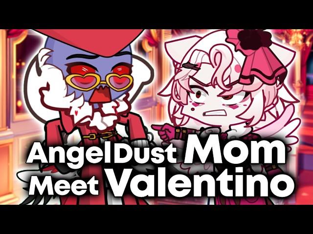 If God Angel Dust Mom Meet Valentino || Hazbin Hotel Gacha Animation ||