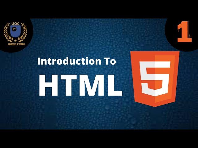 Introduction To HTML Course | University Of Coding