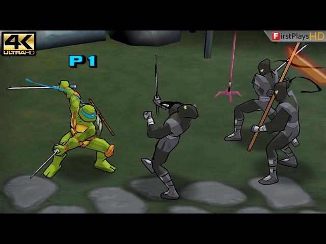 Teenage Mutant Ninja Turtles 2: Battle Nexus (2004) - PC Gameplay 4k 2160p / Win 10