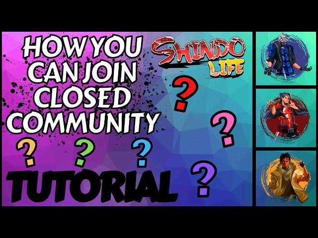 How To Join Shindo Life’s Closed Community/Story | Shindo Life