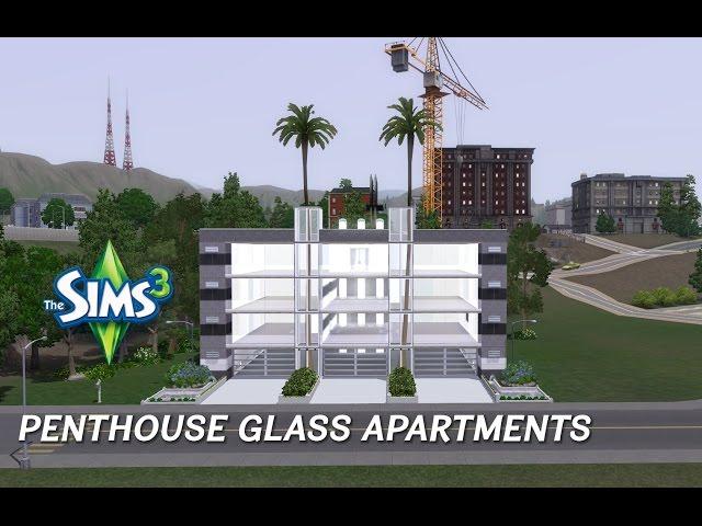 The Sims 3 Penthouse Glass Apartments (The Exterior) Payneinyourgame