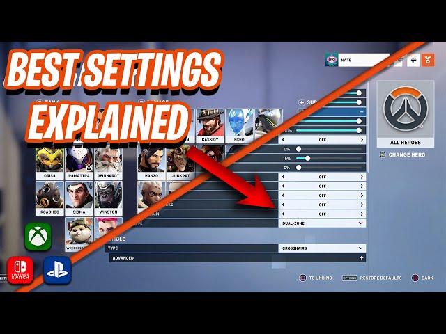 The ULTIMATE Overwatch 2 Controller Settings Guide 2024 | For (PS5 & Xbox)