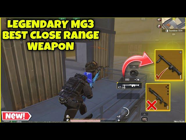 METRO ROYALE BEST CLOSE RANGE WEAPON LEGENDARY MG3 | PUBG METRO ROYALE CHAPTER 23