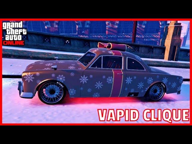 БЕСПЛАТНЫЙ️ АВТОМОБИЛЬ  RAPID CLIQUE  НОВОГОДНИЙ  ТЮНИНГ ОБЗОР GTA ONLINE #355