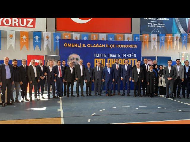 AK Parti Ömerli 8. Olağan İlçe Kongresi Gerçekleşti