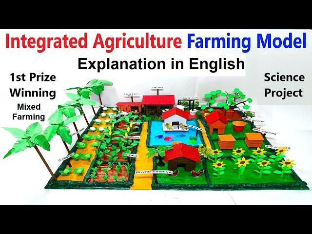 integrated agriculture farming model project explanation in english | mixed farming | howtofunda