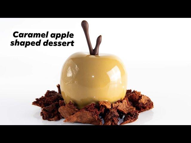 How To Make Realistic Apple Shape Dessert [ Dessert Illusion ]