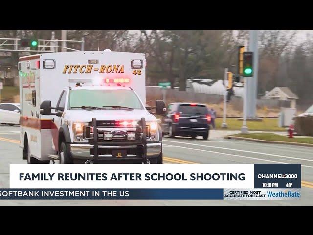 Family reunites after school shooting