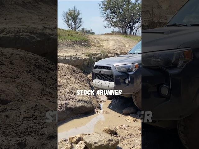 Lifted Jeep on 40s vs. Stock 4Runner