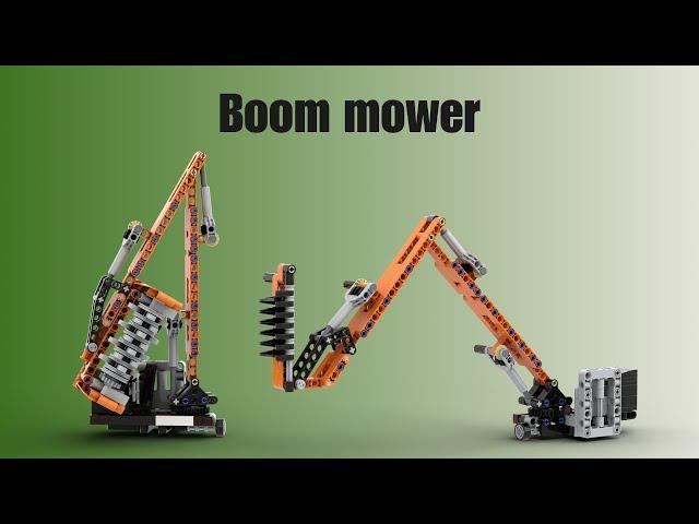 Boom mower - Lego MOC by OldOlneyLego