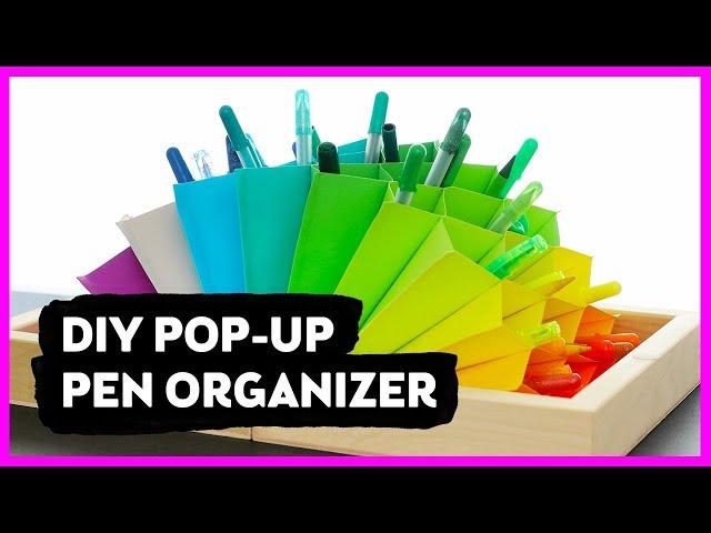 I Tried BuzzFeed Nifty's DIY Pop-Up Pen Organizer | Sea Lemon